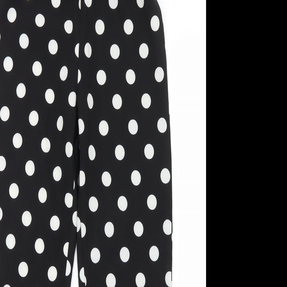 SheIn Girls Black Polka Dot  Capri Trousers Size 8-9 Years