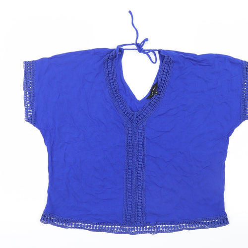 New Look Womens Blue   Basic Blouse Size 8
