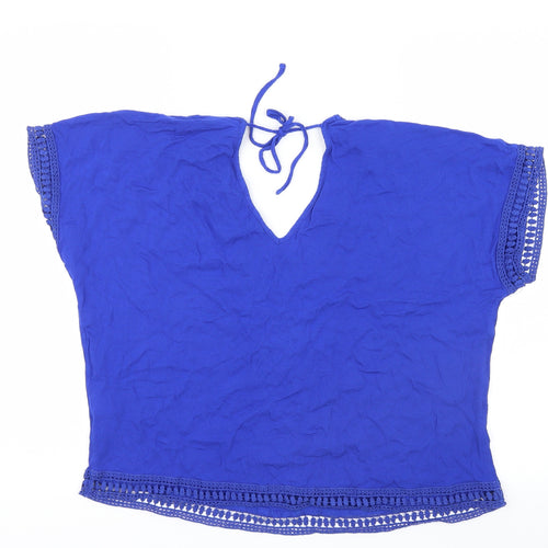 New Look Womens Blue   Basic Blouse Size 8