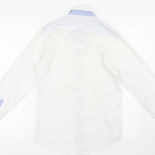 Twisted Soul Mens White    Button-Up Size S