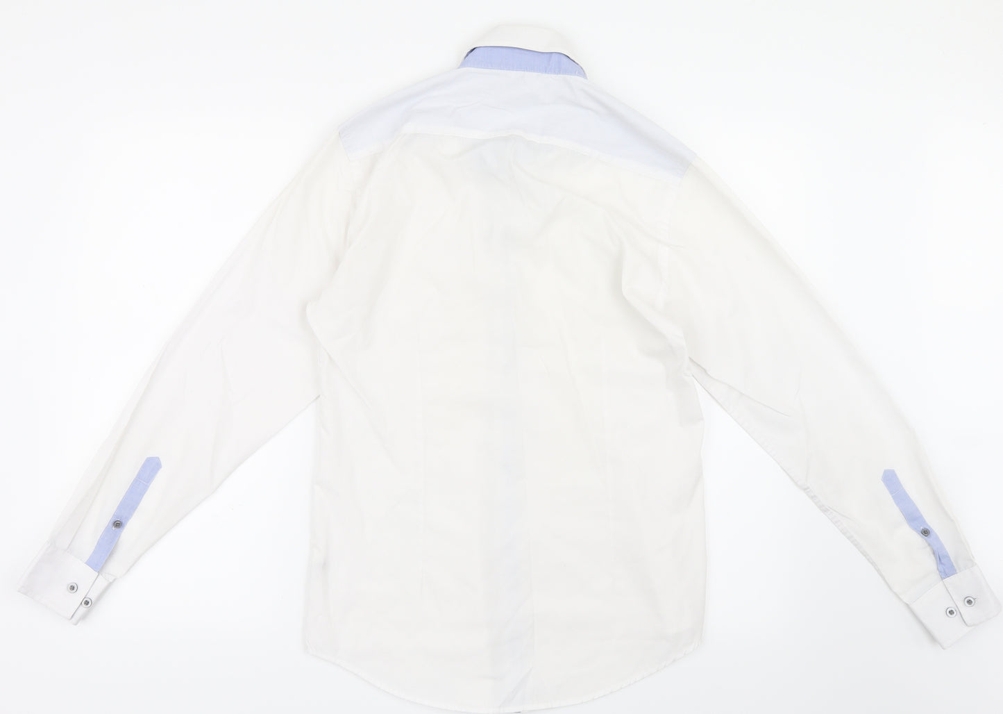 Twisted Soul Mens White    Button-Up Size S