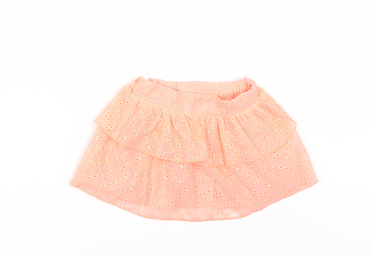 Baby Club Girls Orange   A-Line Skirt Size 12 Months