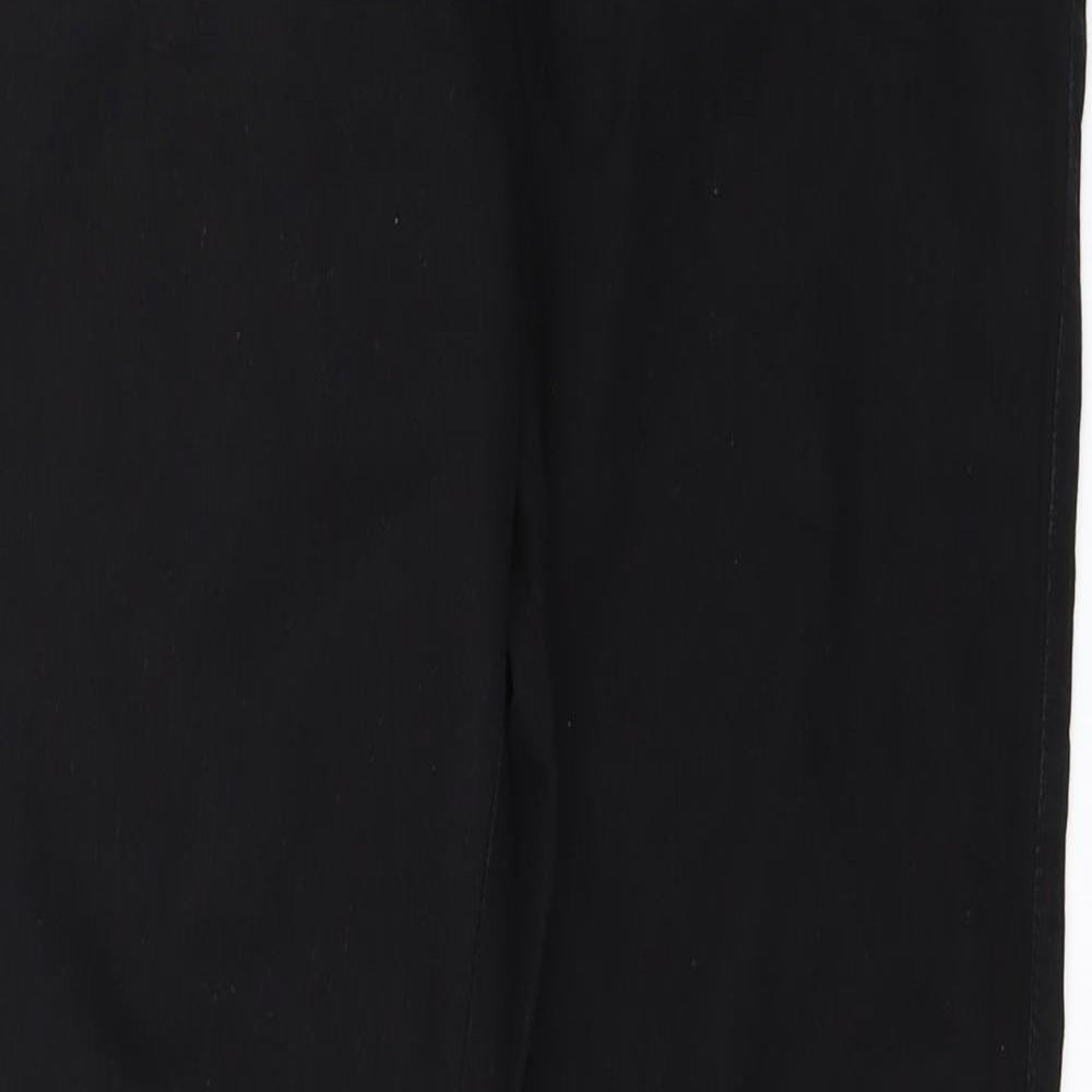 Denim & Co. Womens Black  Denim Jegging Jeans Size 14 L31 in