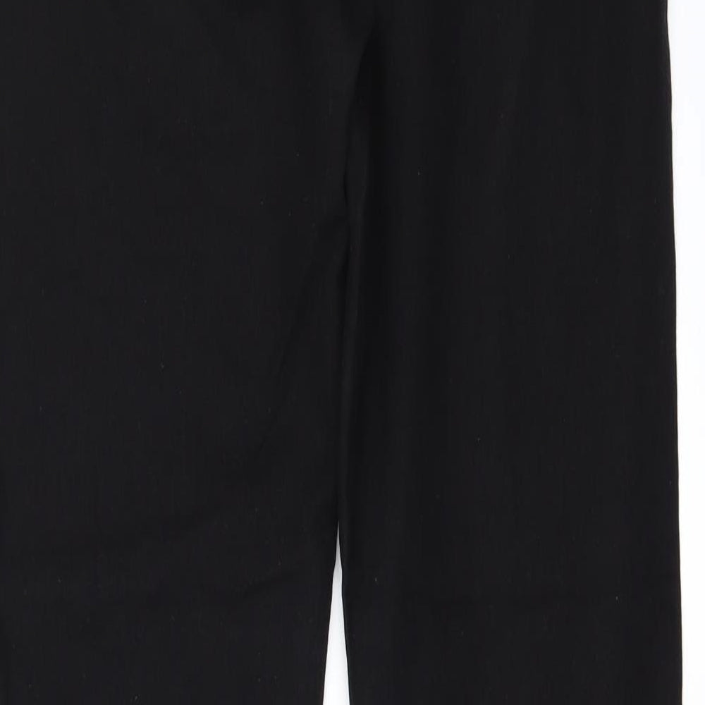 Denim & Co. Womens Black  Denim Jegging Jeans Size 14 L31 in