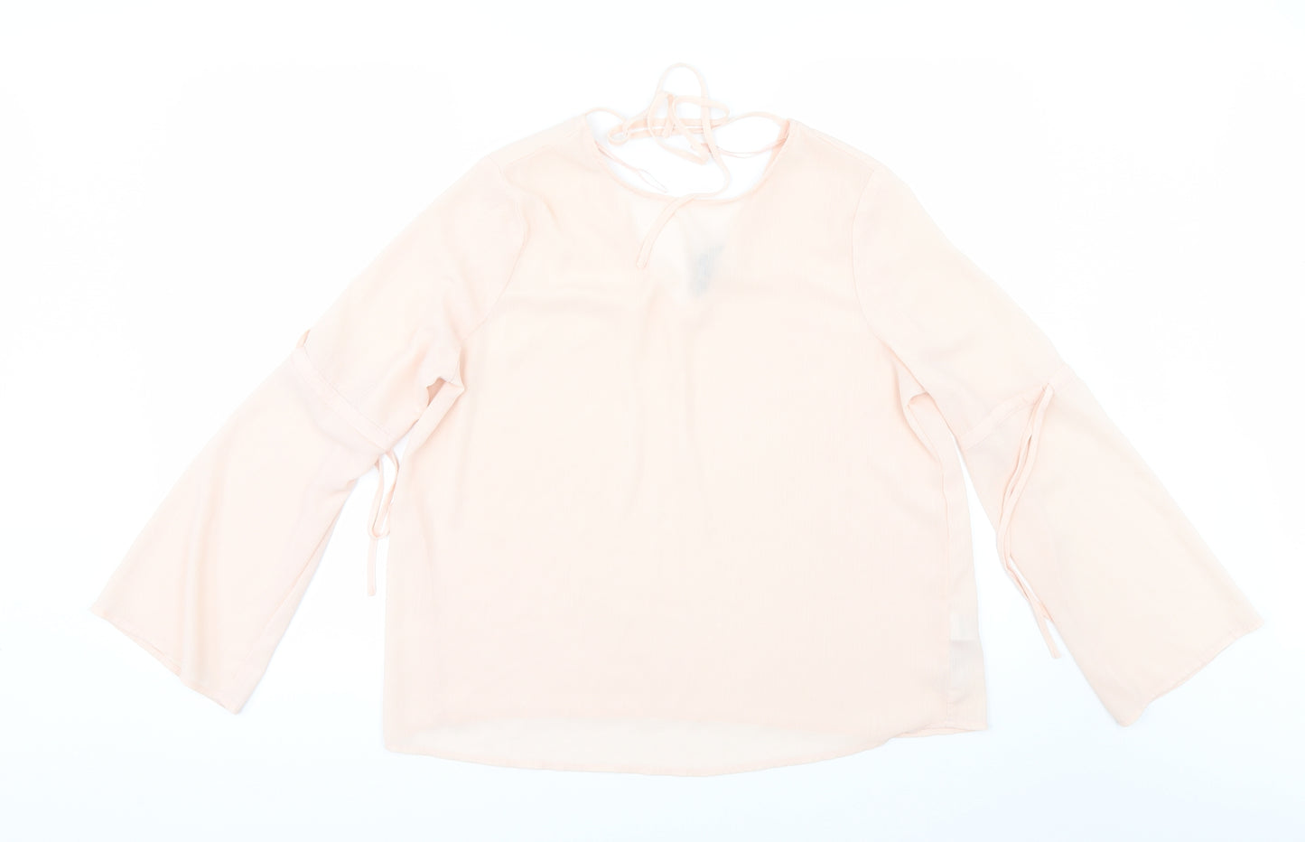 New Look Womens Orange   Tunic Blouse Size 14