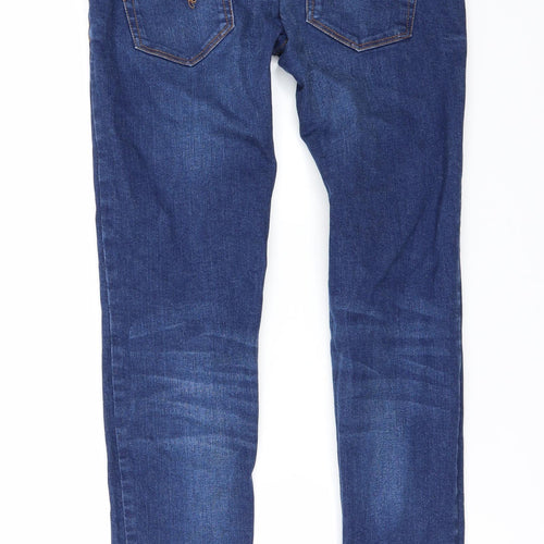NEXT Mens Black  Denim Skinny Jeans Size 28 in L30 in