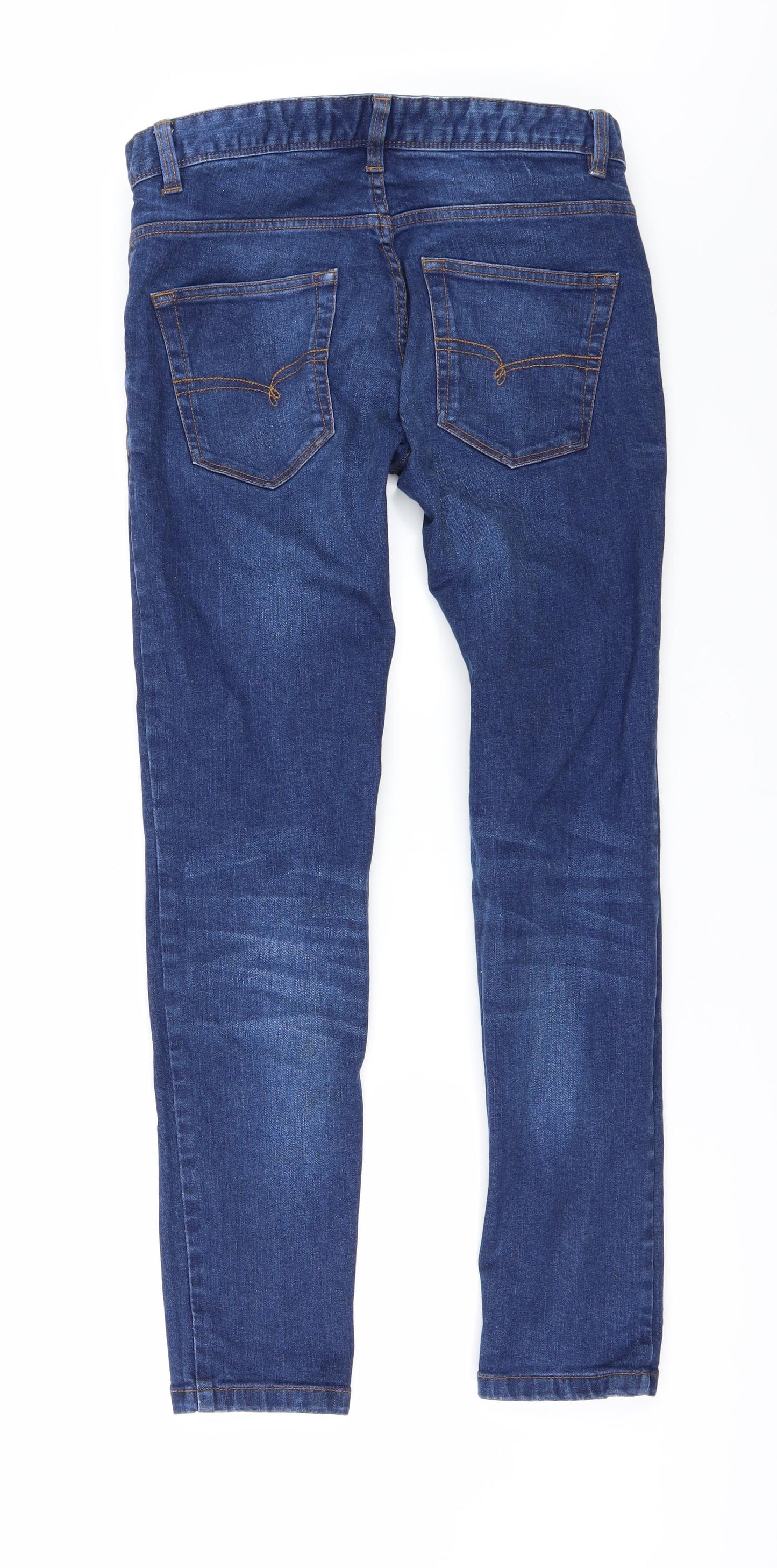 NEXT Mens Black  Denim Skinny Jeans Size 28 in L30 in