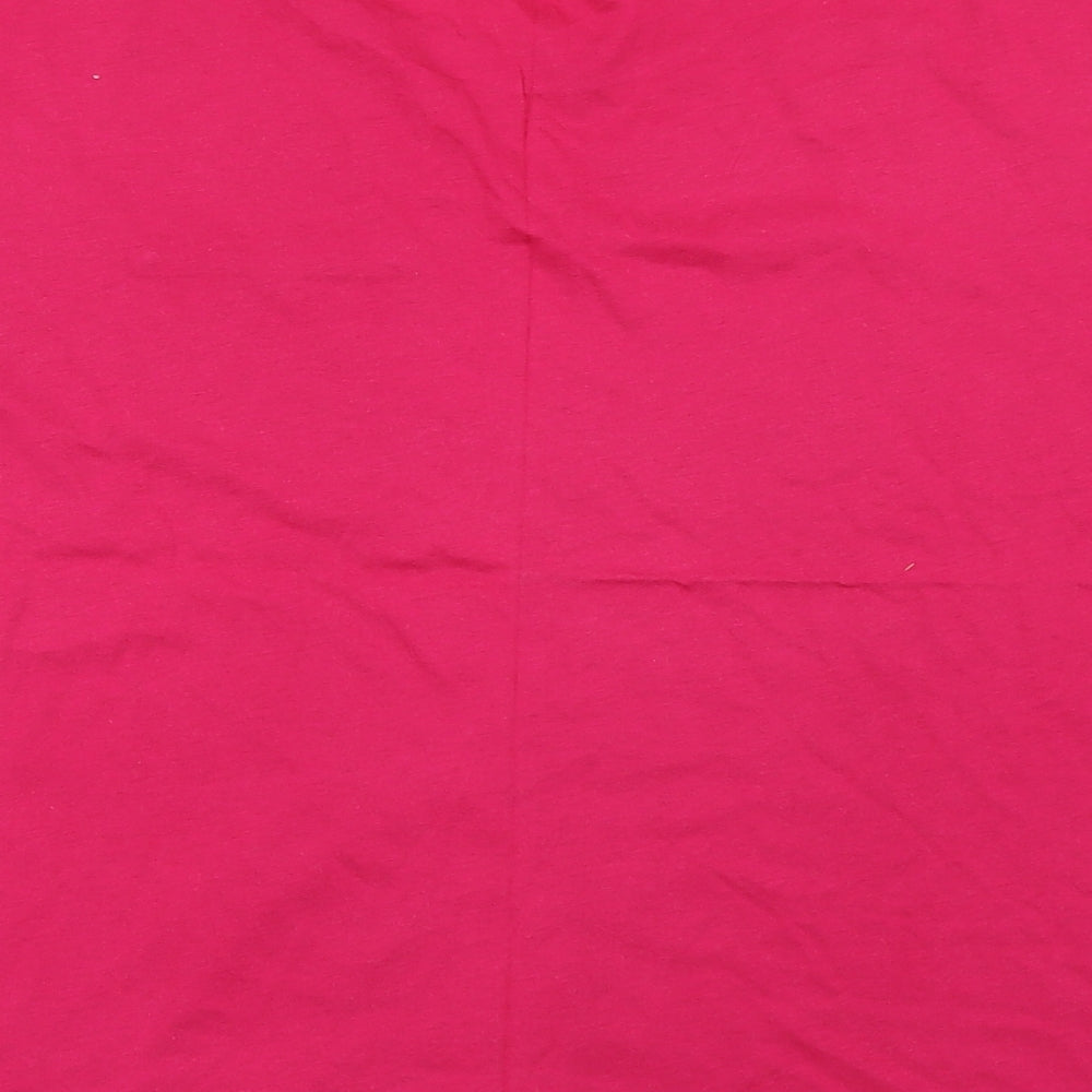 Marks and Spencer Womens Pink   Basic T-Shirt Size 24