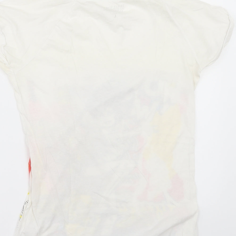 Wonder Woman Womens White   Basic T-Shirt Size L