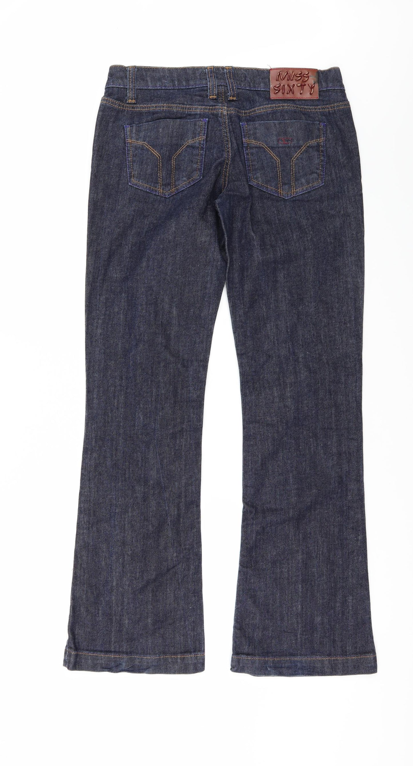 Miss Sixty Womens Beige  Denim Flared Jeans Size 30 in L31 in