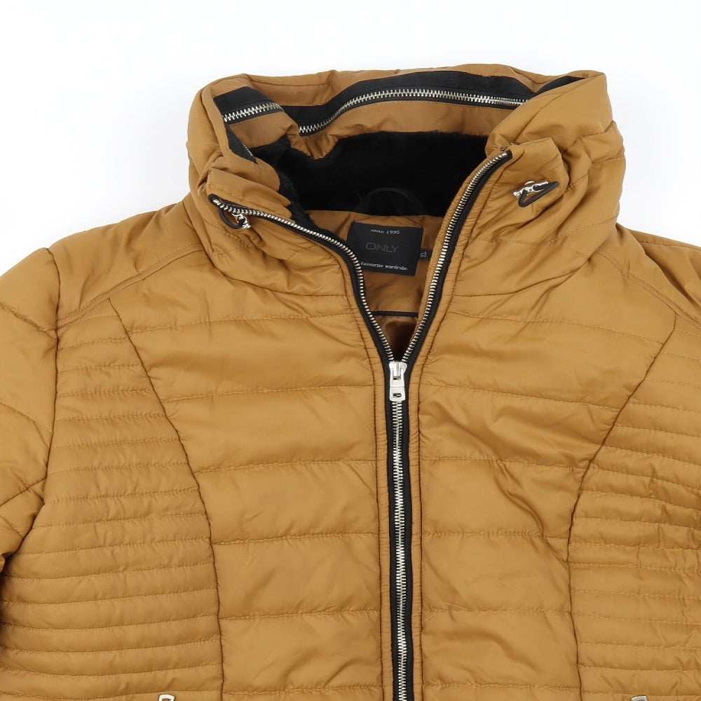Only Womens Yellow   Jacket  Size XL