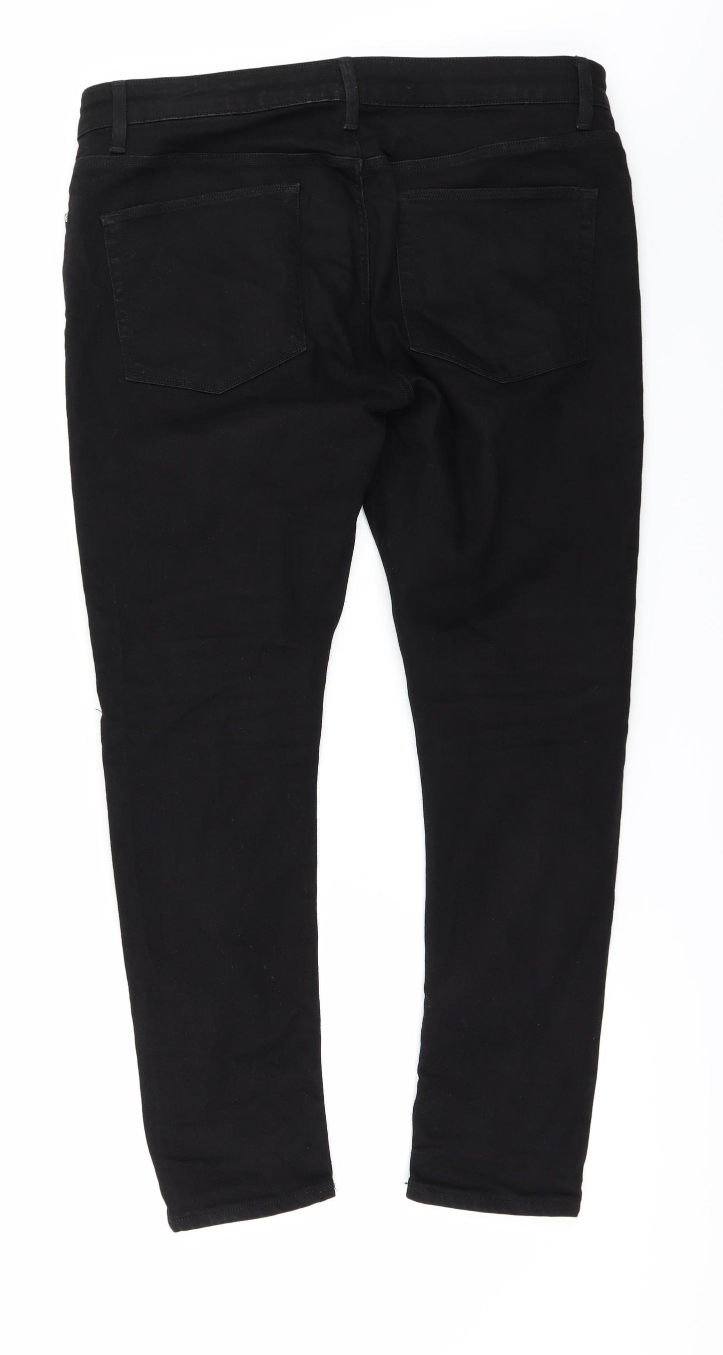 ASOS Mens Black  Denim Skinny Jeans Size 36 in L28 in