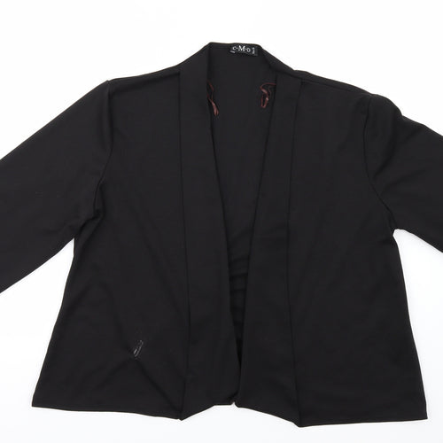 C.M.D Womens Black   Jacket  Size 18