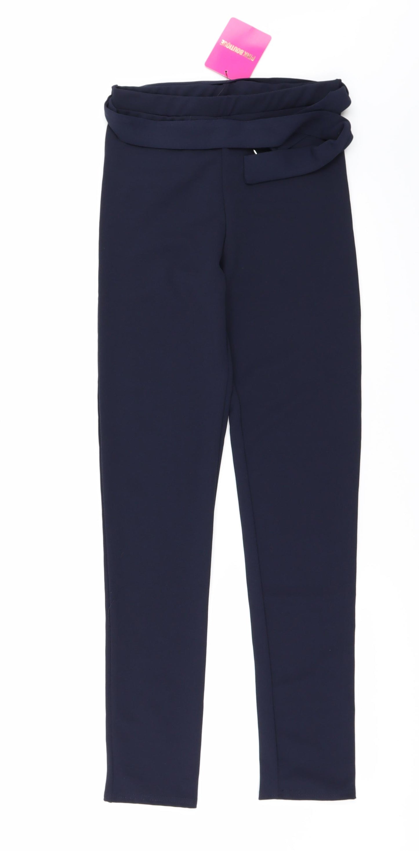 Pink Boutique Womens Blue   Trousers  Size 8 L29 in