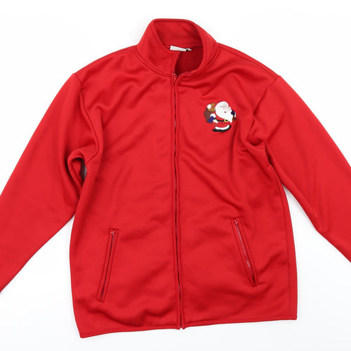 Dimensions Mens Red   Jacket  Size L  - CHRISMTAS