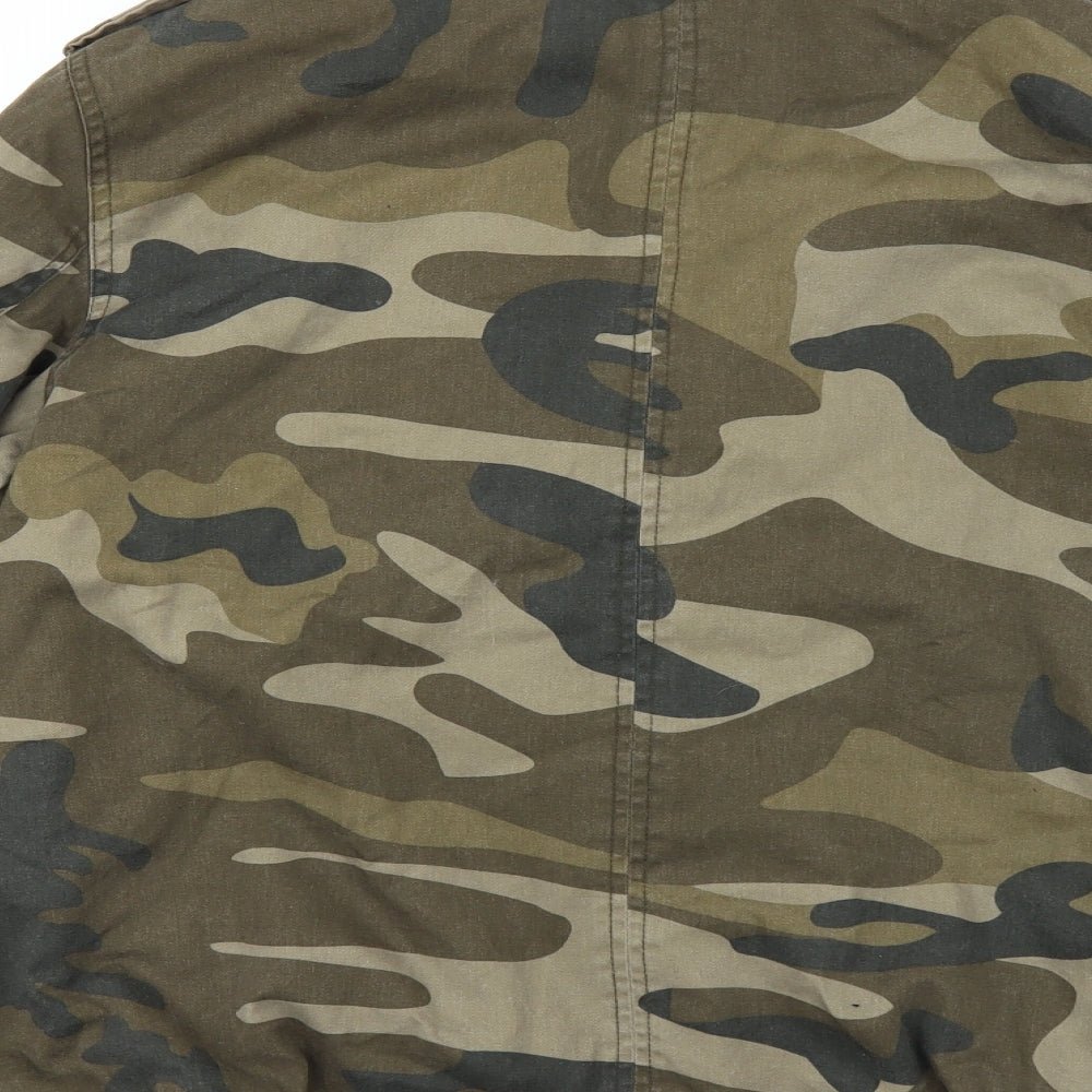 New Look Womens Green Camouflage  Jacket  Size 14
