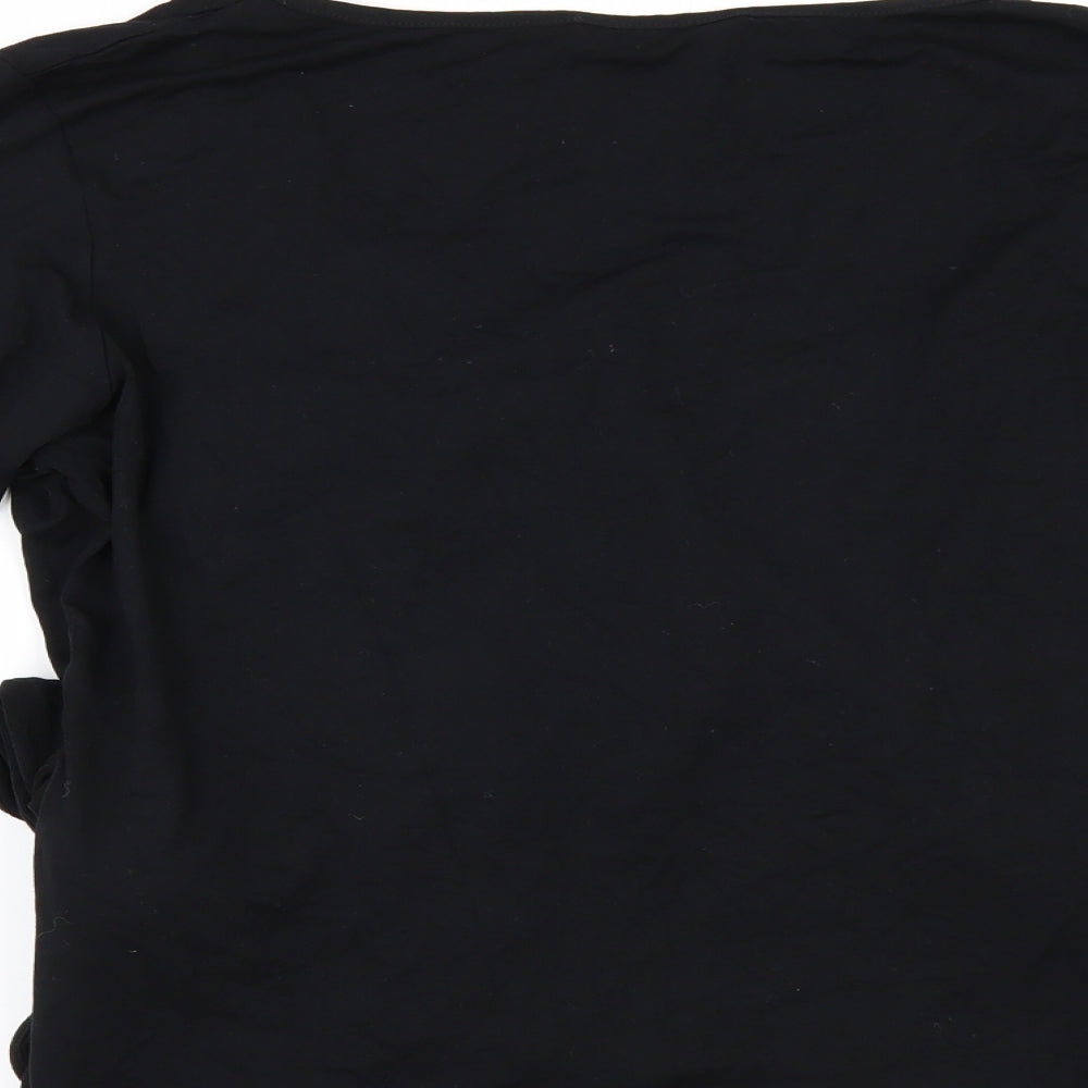 Marks and Spencer Womens Black   Basic T-Shirt Size 22