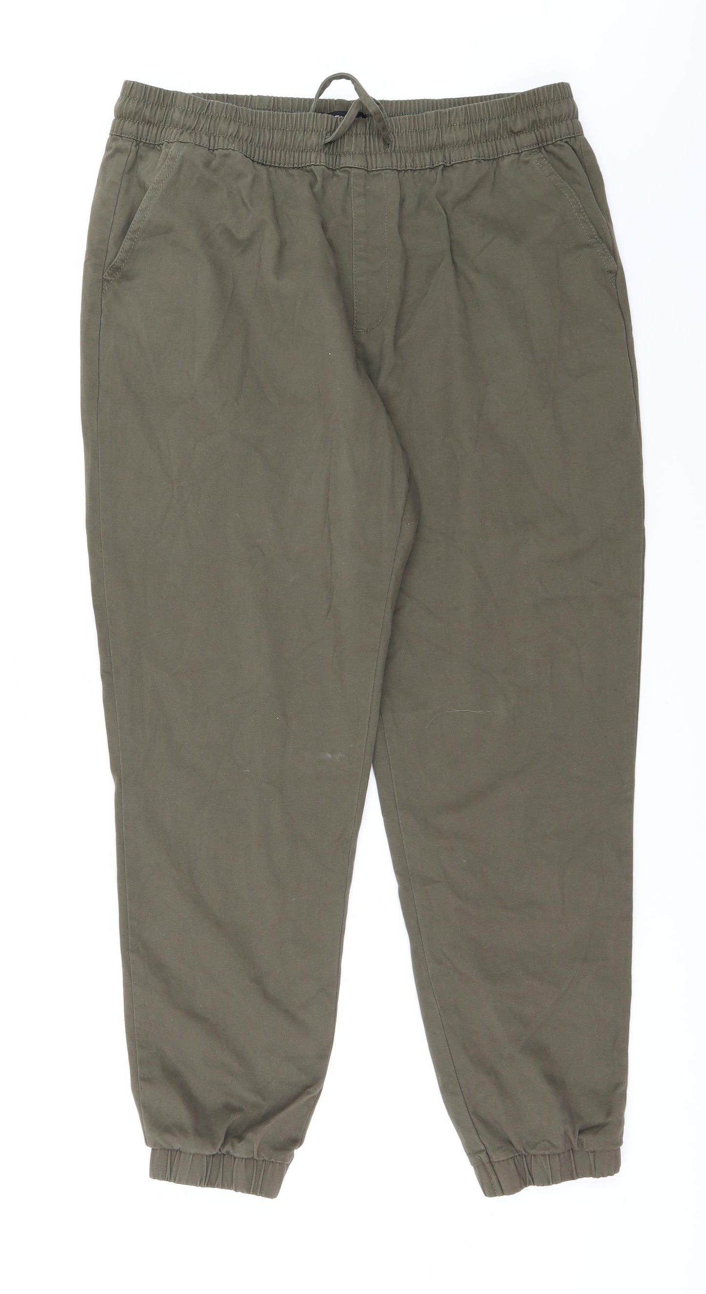 F&F Womens Green   Trousers  Size 14 L27 in
