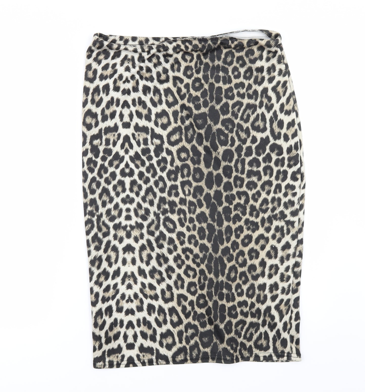 River Island Womens Beige Animal Print  Straight & Pencil  Size 14