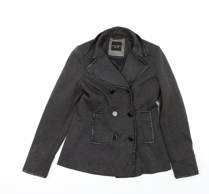 Principles Womens Grey Jacket Size 8