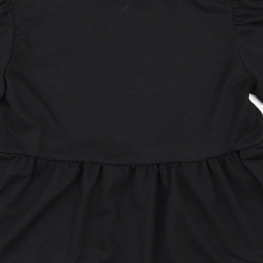 Miss Selfridge Womens Black   Tunic Blouse Size 12
