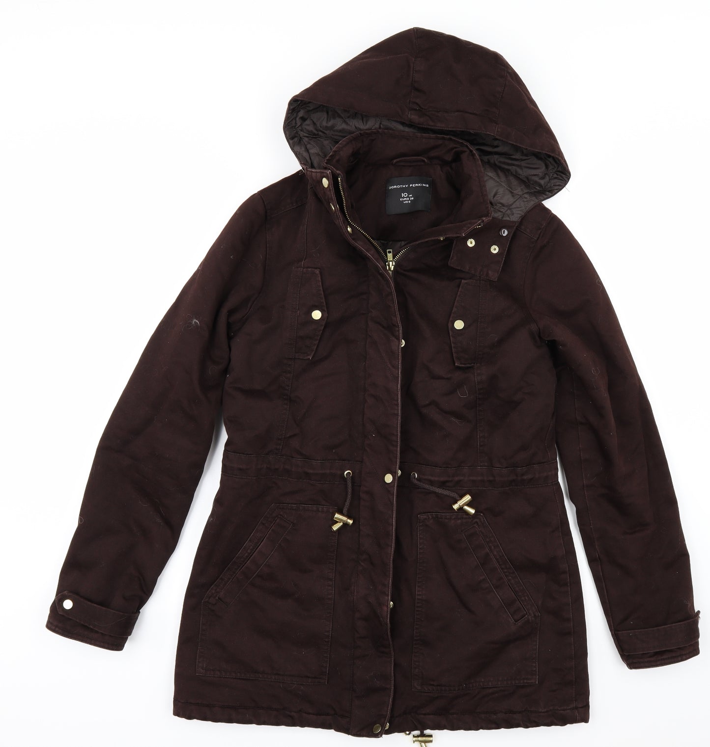 Dorothy Perkins Womens Brown   Jacket  Size 10