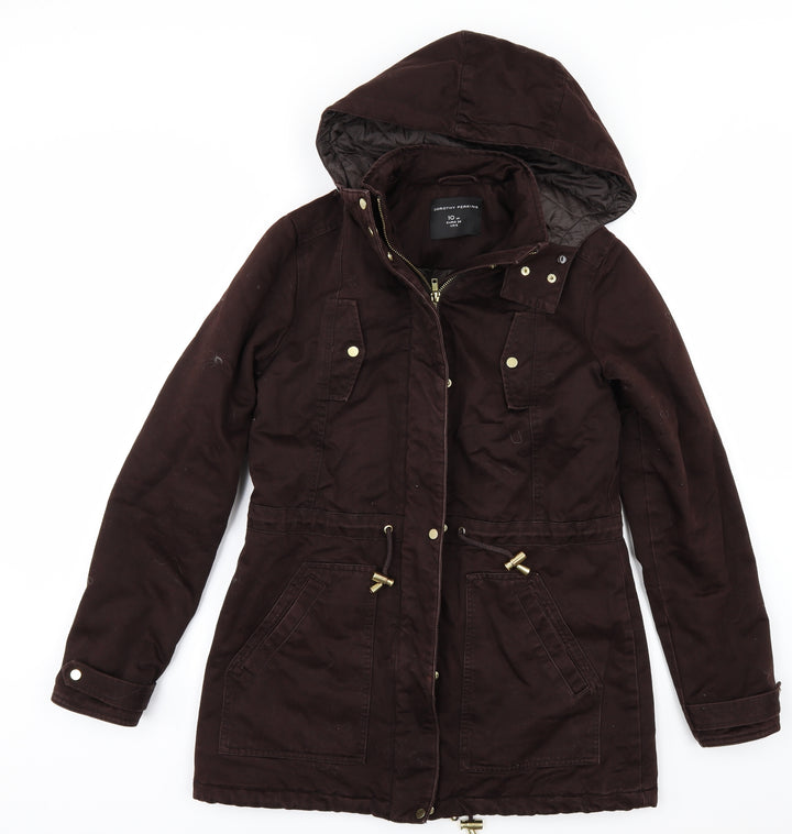Dorothy Perkins Womens Brown   Jacket  Size 10