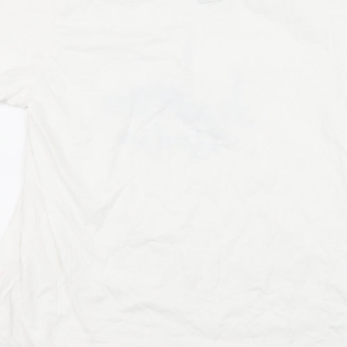 Priamrk Womens White  Jersey Basic T-Shirt Size 12  - Berlin