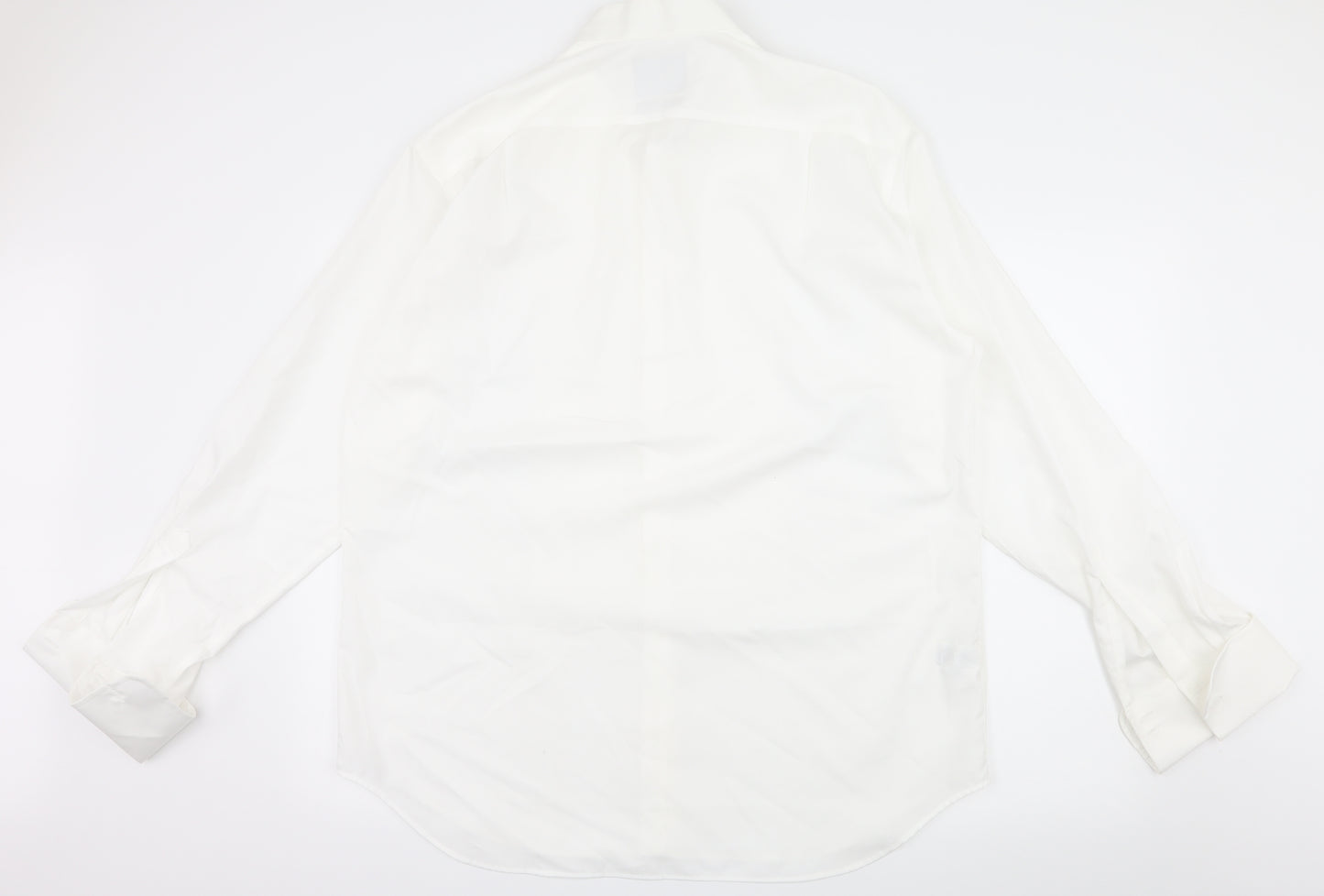 Marks and Spencer Mens White    Dress Shirt Size 17