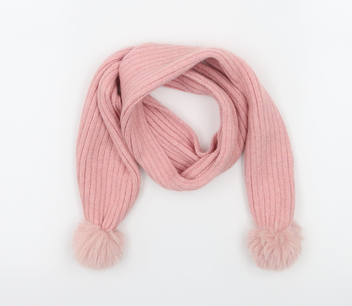 Primark Girls Pink  Knit Rectangle Scarf Scarves & Wraps One Size