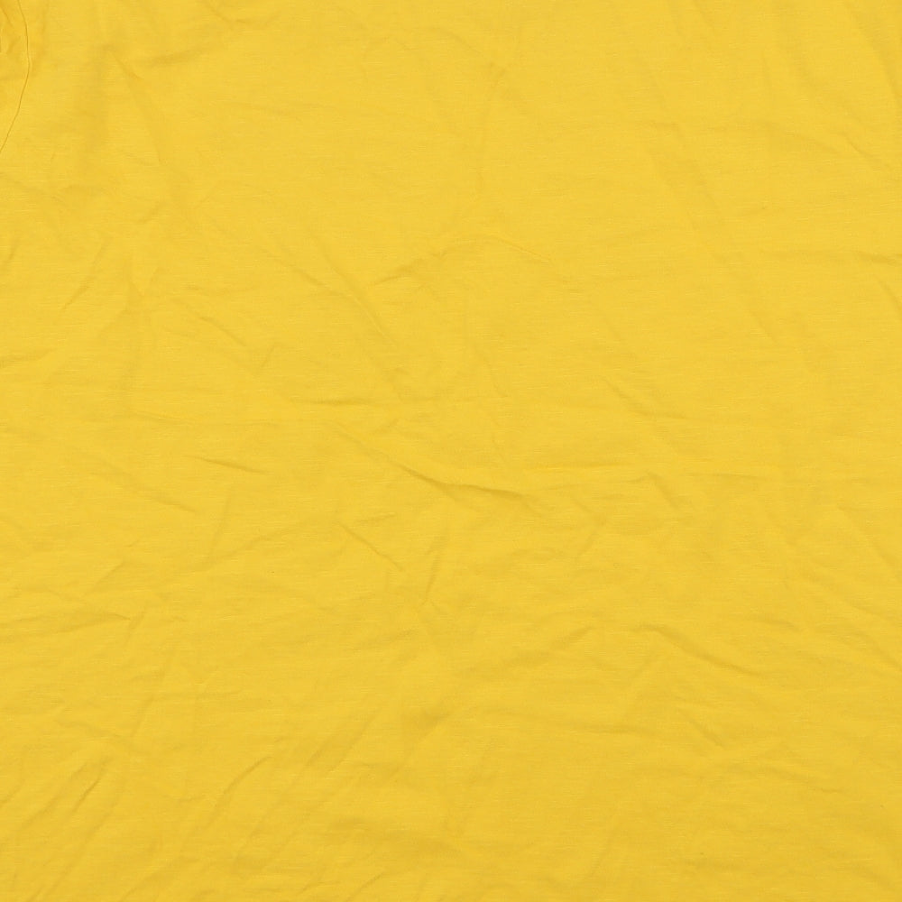 TU Mens Yellow  Jersey  T-Shirt Size 2XL