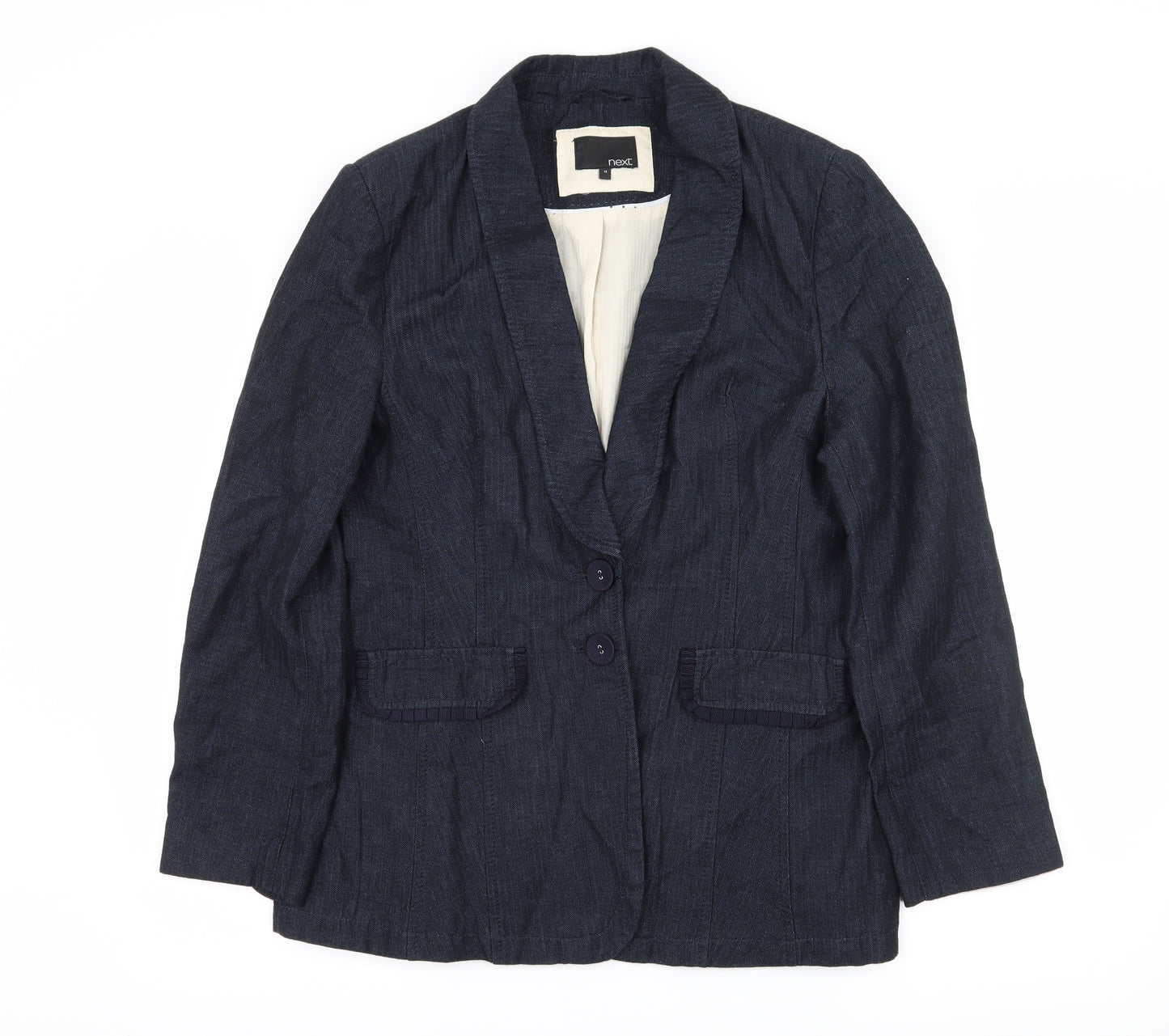 NEXT Womens Blue   Jacket Blazer Size 14