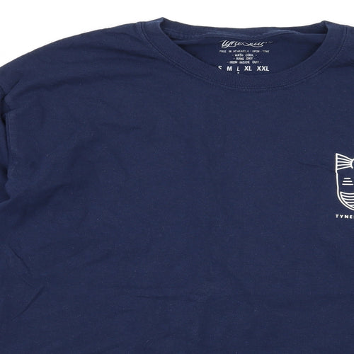 Tyne Star Mens Blue  Jersey  T-Shirt Size L  - Lighthouse