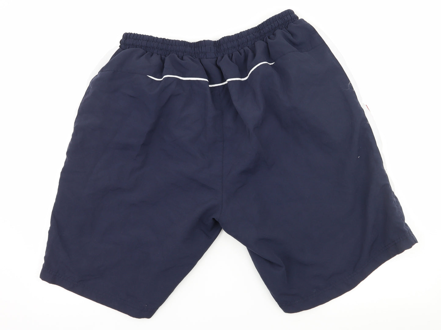 Slazenger Mens Blue Striped  Sweat Shorts Size 2XL