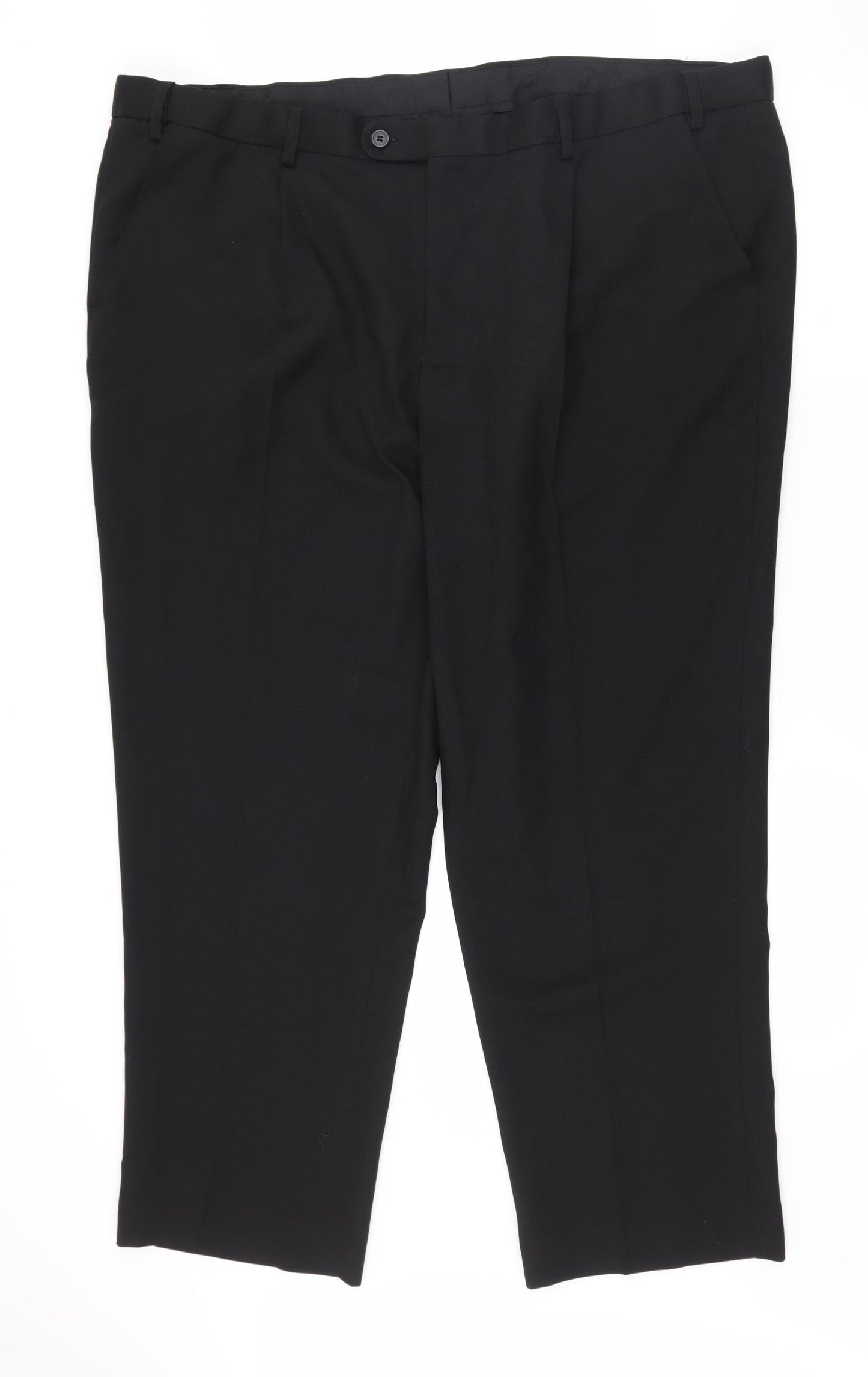 Matalan Mens Black   Trousers  Size 44 in L29 in