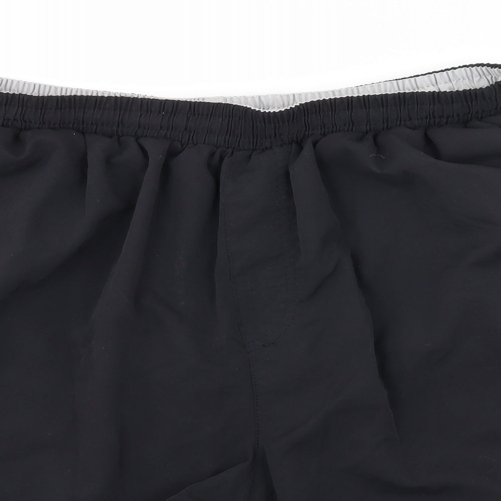 Slazenger Mens Black  Jersey Sweat Shorts Size 2XL