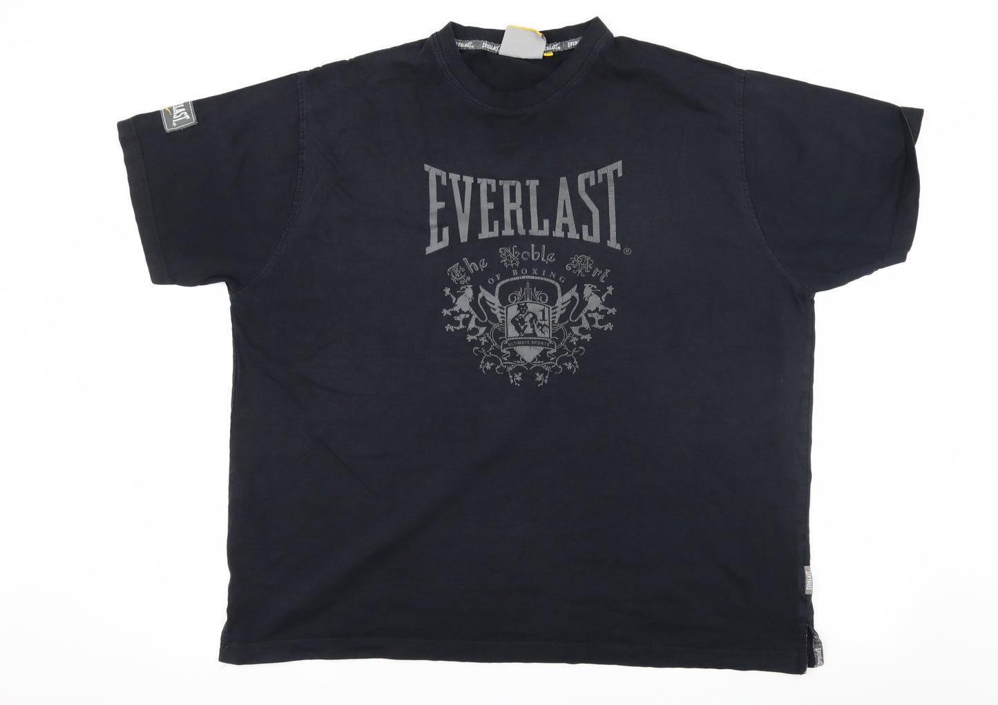 Everlast Mens Black  Jersey  T-Shirt Size XL