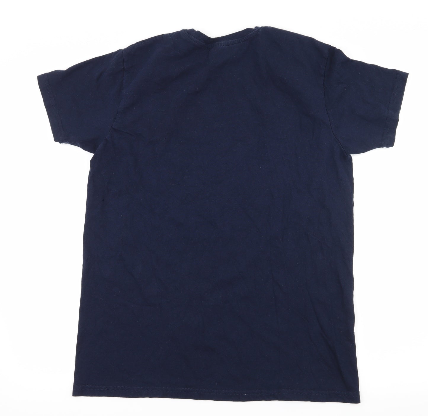 B&C Mens Blue  Jersey  T-Shirt Size M  - Scotland