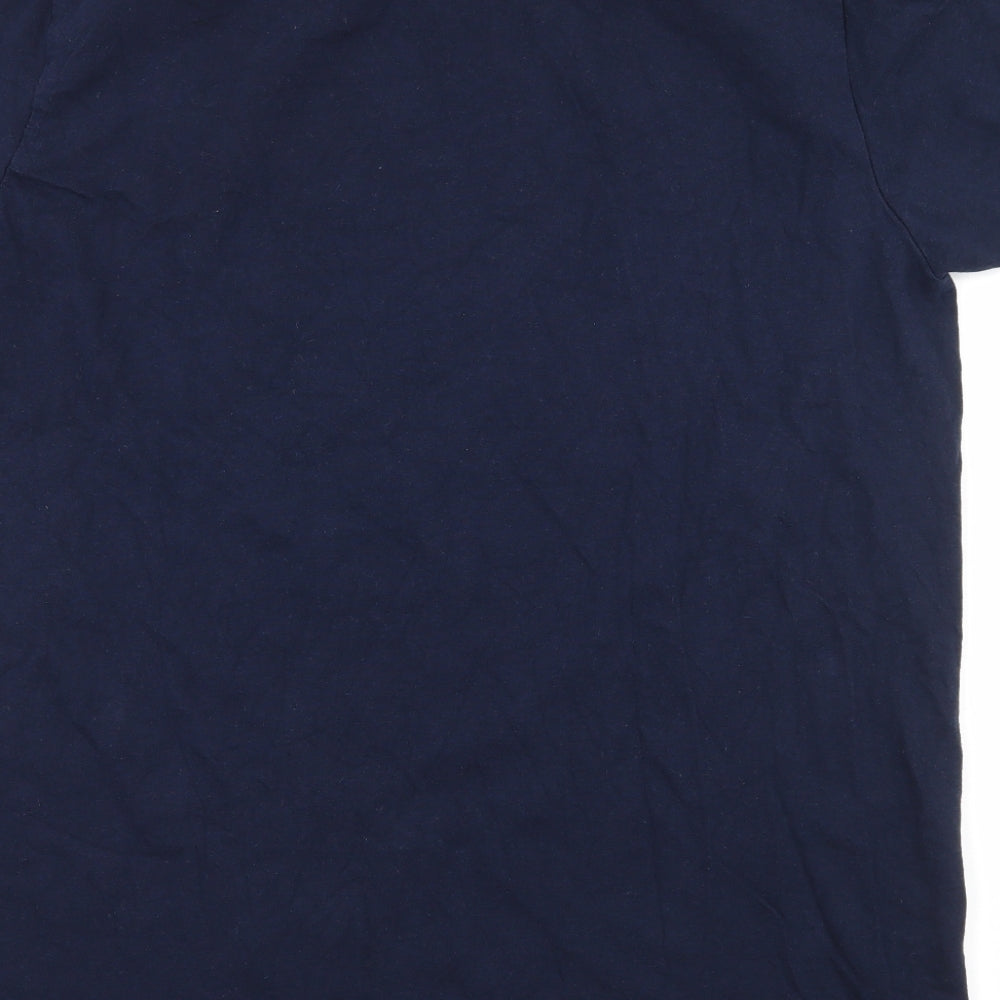 B&C Mens Blue  Jersey  T-Shirt Size M  - Scotland