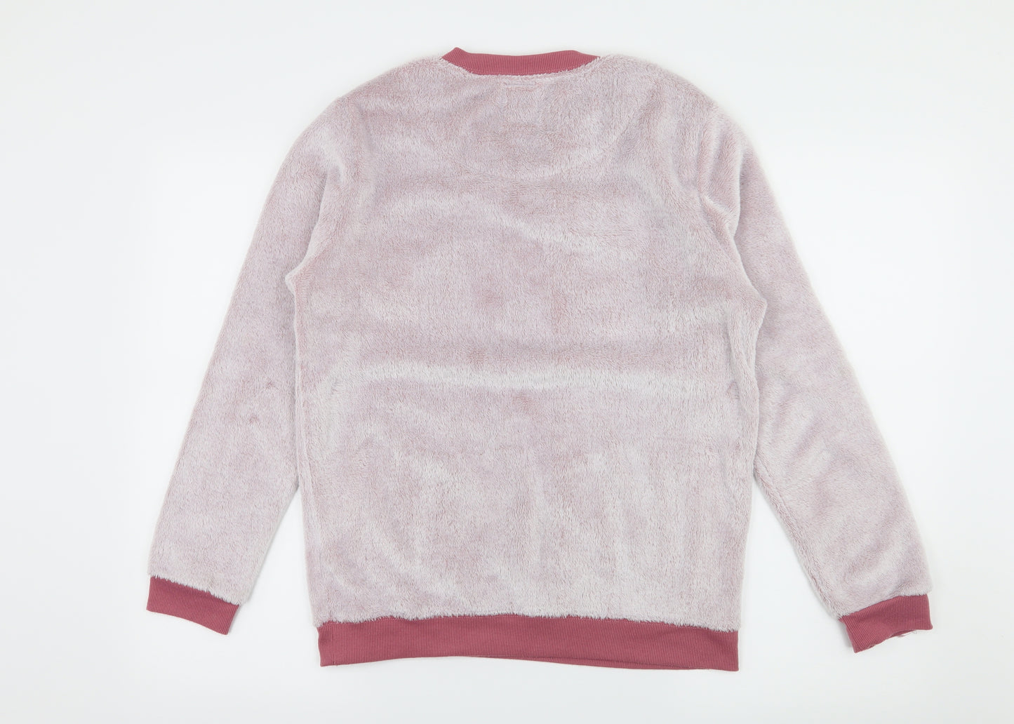 Love to Lounge Womens Pink Solid Microfibre Top Pyjama Top Size 10  - Disney