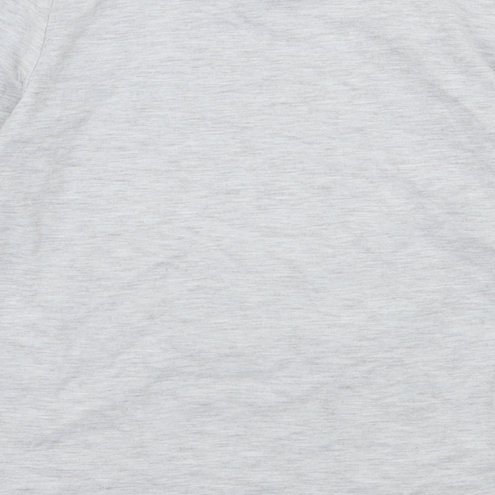 H&M Girls Grey  Jersey Basic T-Shirt Size 7-8 Years  - Unicorn