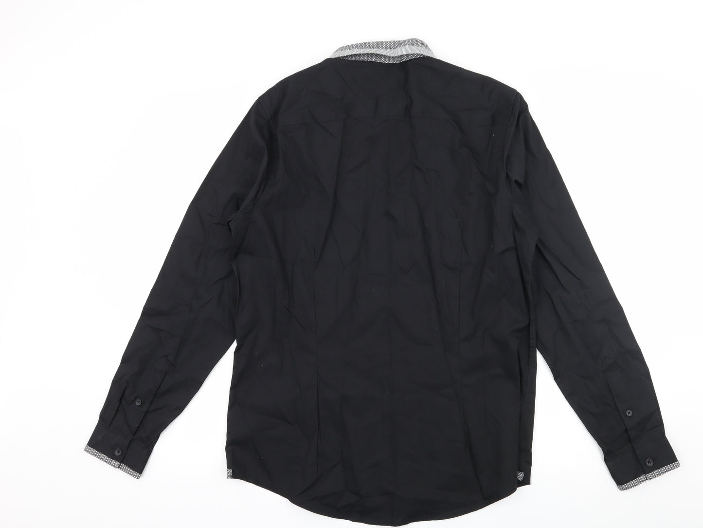 F&F Mens Black    Button-Up Size M