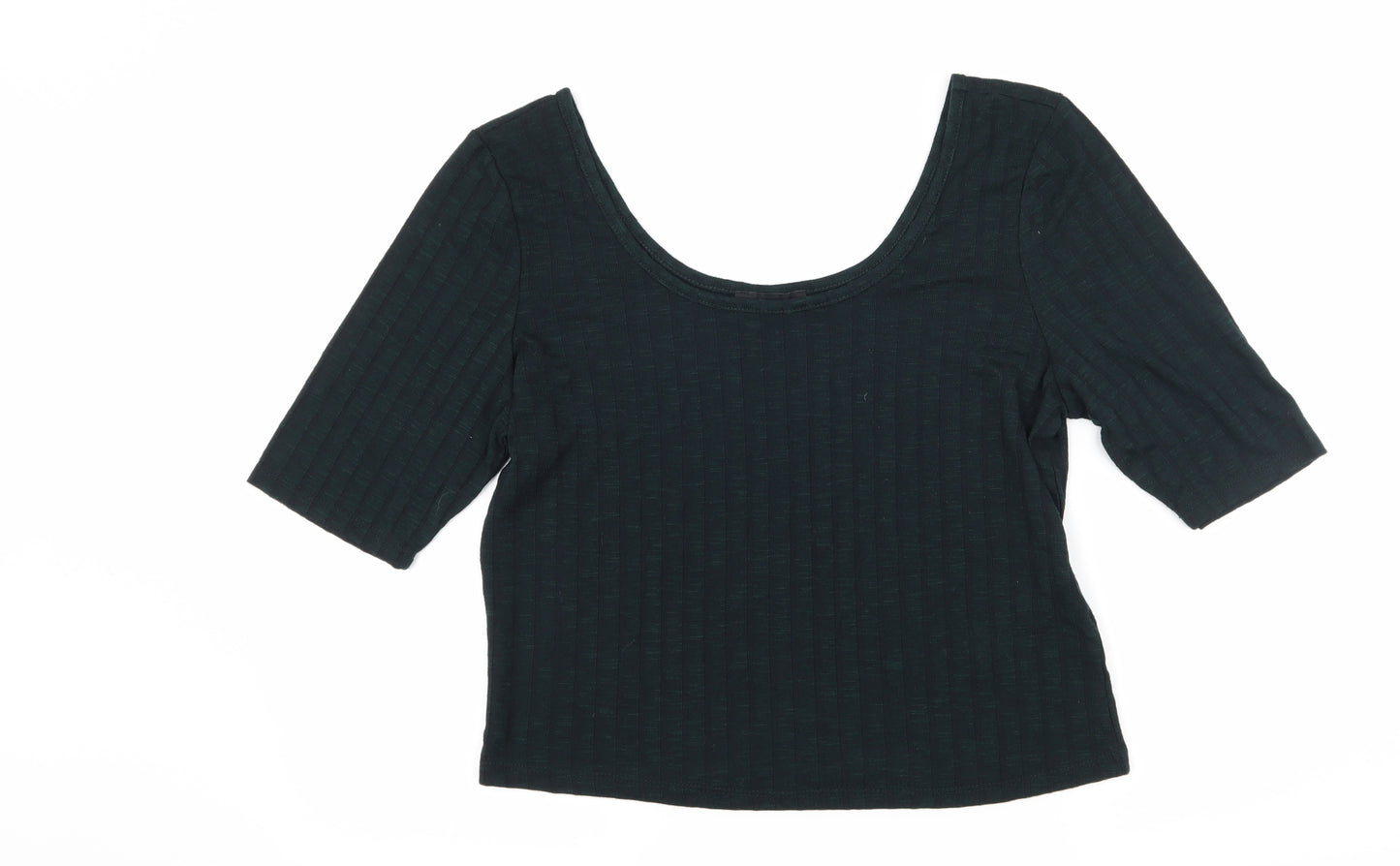 New Look Womens Green  Jersey Basic T-Shirt Size 18