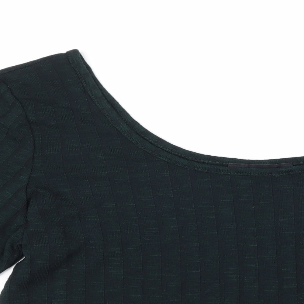 New Look Womens Green  Jersey Basic T-Shirt Size 18