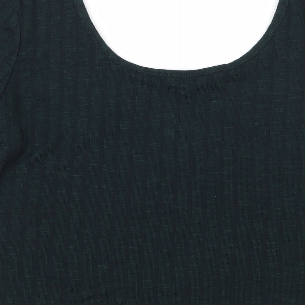 New Look Womens Green  Jersey Basic T-Shirt Size 18