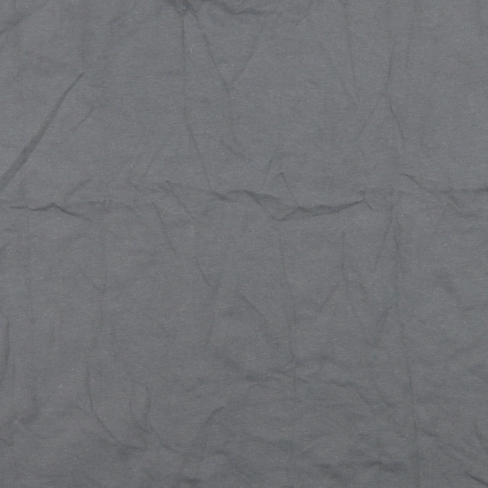 Topshop Womens Grey  Jersey Basic T-Shirt Size 6  - See The Good