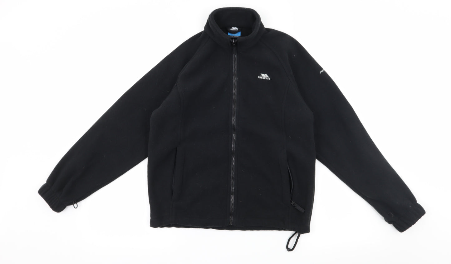 Trespass Boys Black  Fleece Jacket  Size 11-12 Years