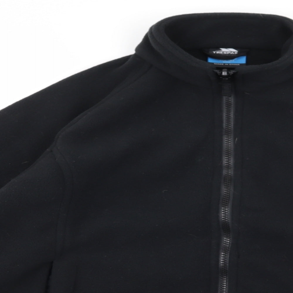 Trespass Boys Black  Fleece Jacket  Size 11-12 Years