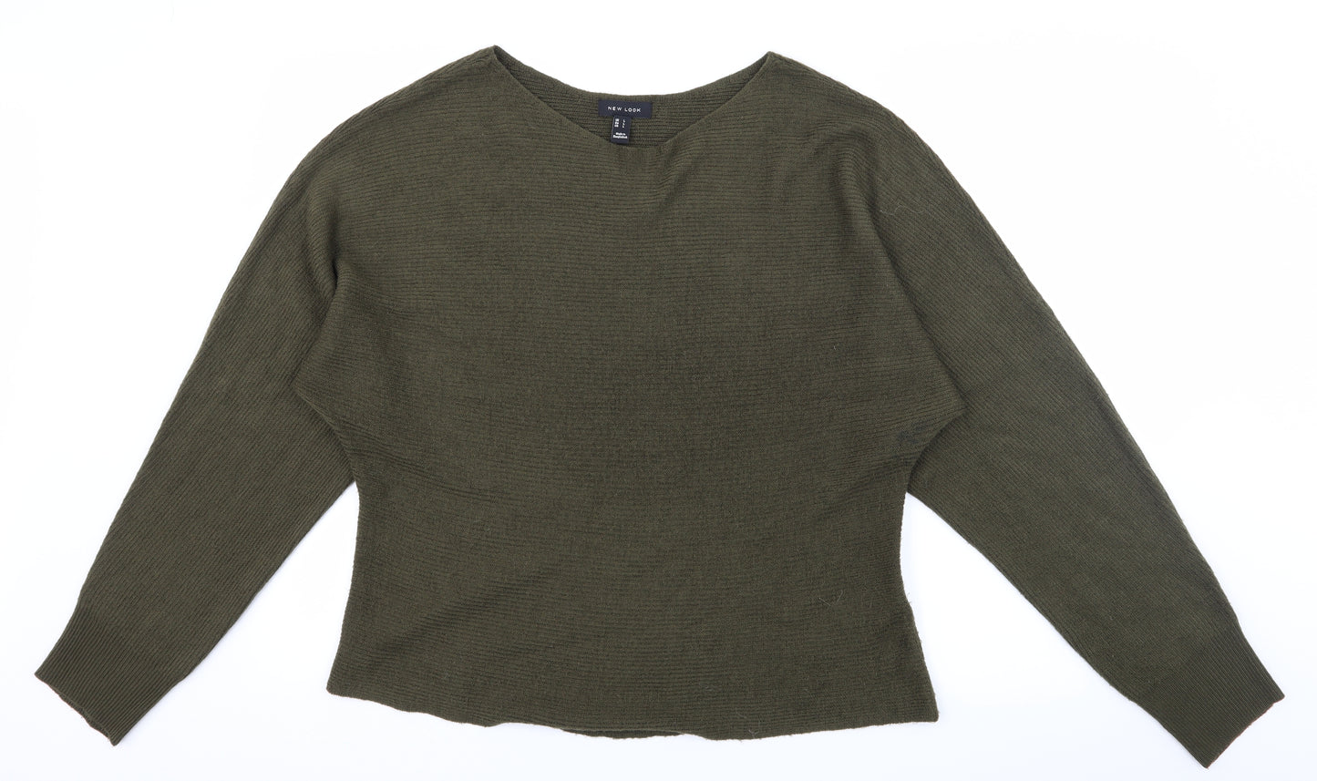 New Look Womens Green  Knit Pullover Jumper Size L