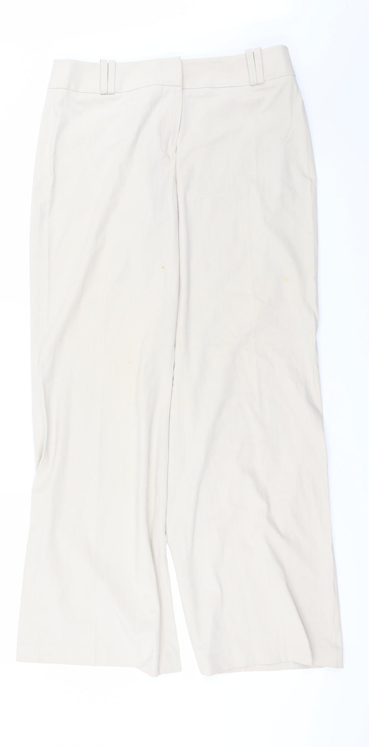 NEXT Womens Beige   Trousers  Size 12 L27 in